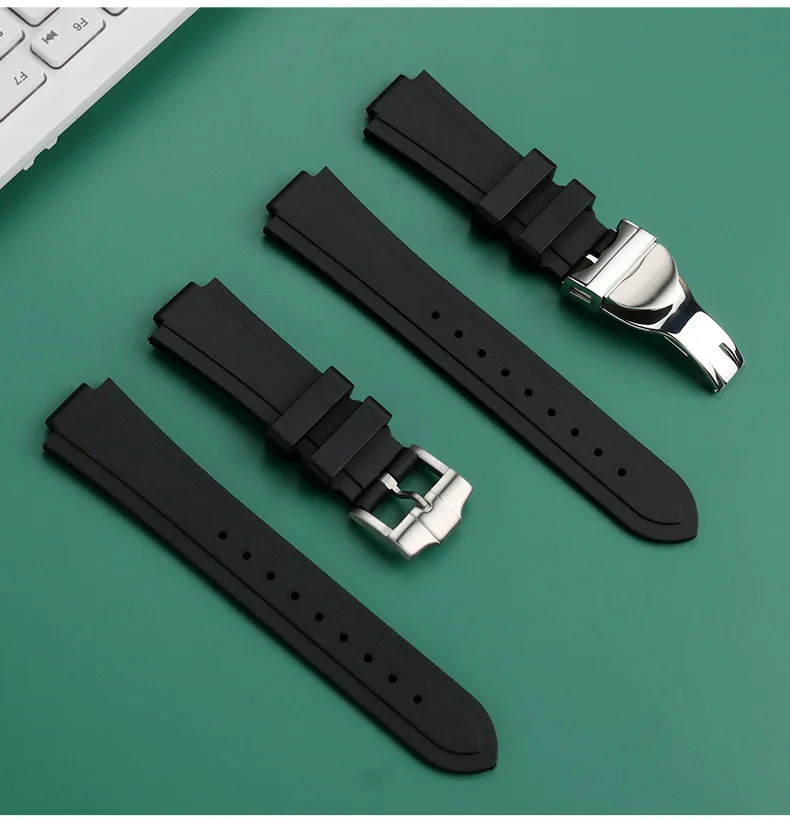Nato Strap Nylon - Convex Interface Silicone Watch Strap For