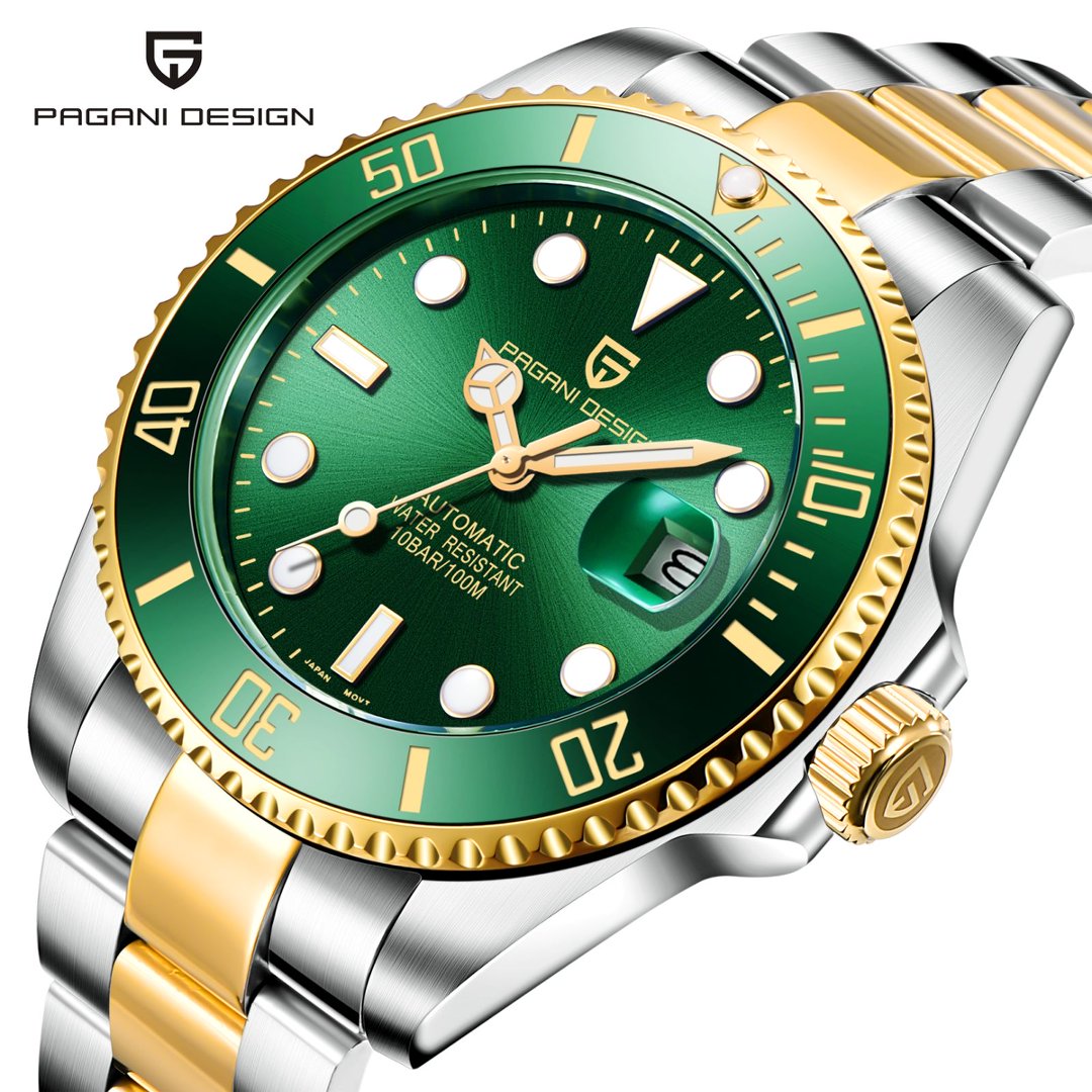 PAGANI Design PD1639 Men Autom - Rolex Watch Submariner 评论和价格