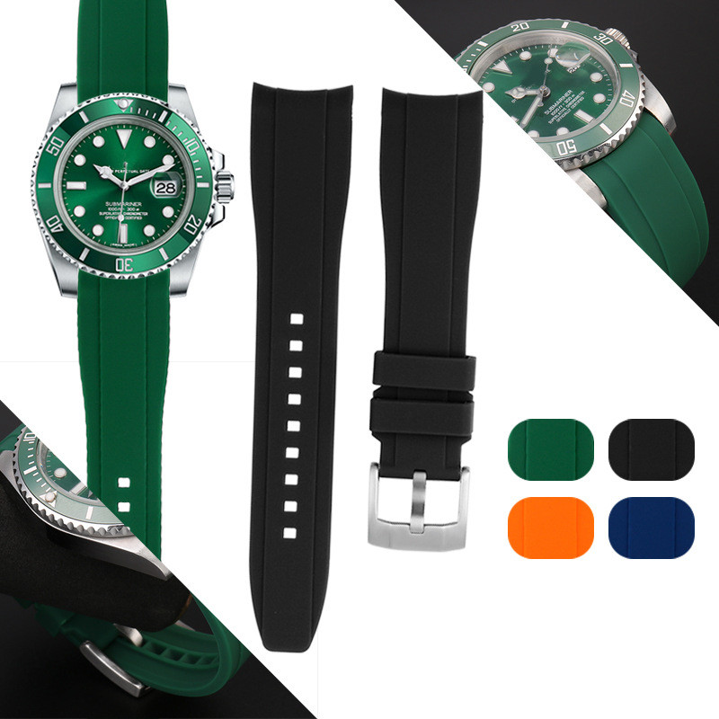 Curved Interface Rubber Strap  - Rubber Strap Diver 评论和价格