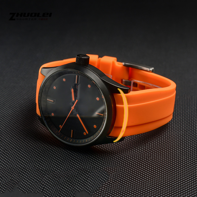 Curved Interface Rubber Strap  - Rubber Strap Diver 评论和价格