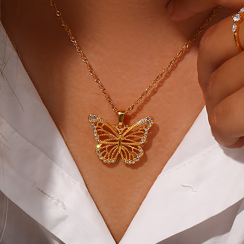 E.B.belle Jewelry Stainless St - Butterfly Clasp Deployant 评论和价格