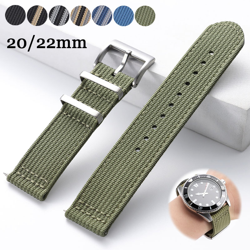 20mm 22mm Woven Nylon Strap fo - Nato Strap Nylon 评论和价格