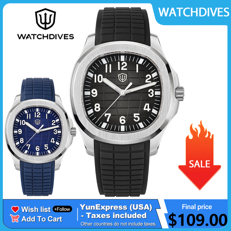 Watchdives WD008 38mm Dive Men - Rolex Watch Submariner 评论和价格