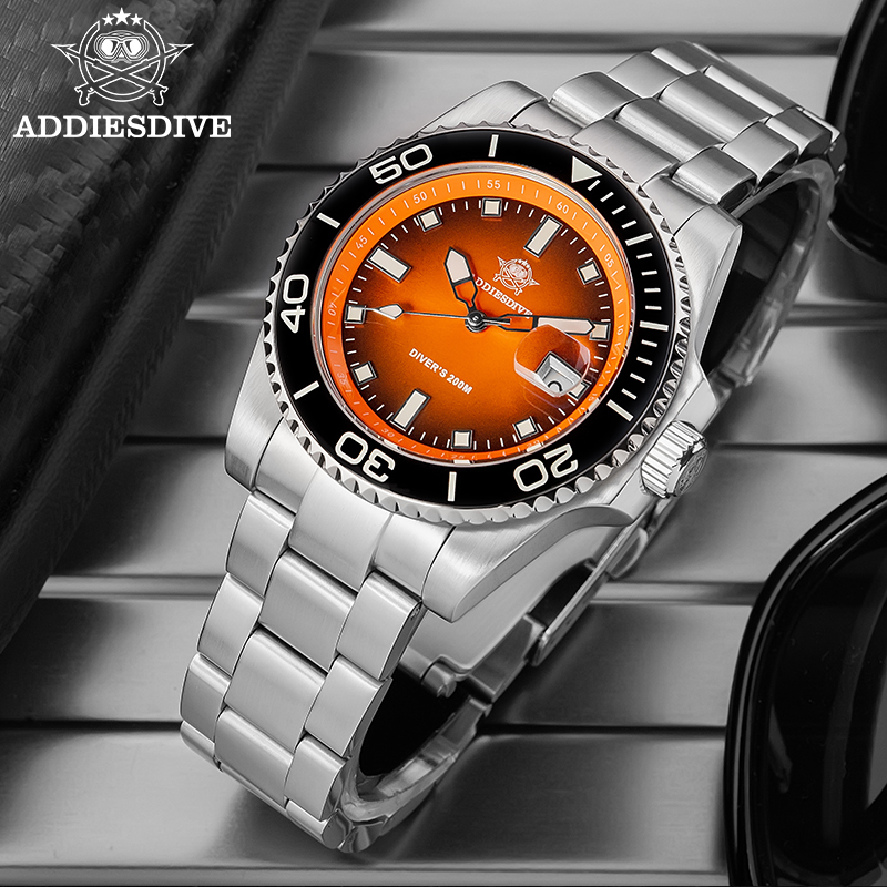 ADDIESDIVE Men's Watch Quartz  - Rolex Watch Submariner 评论和价格
