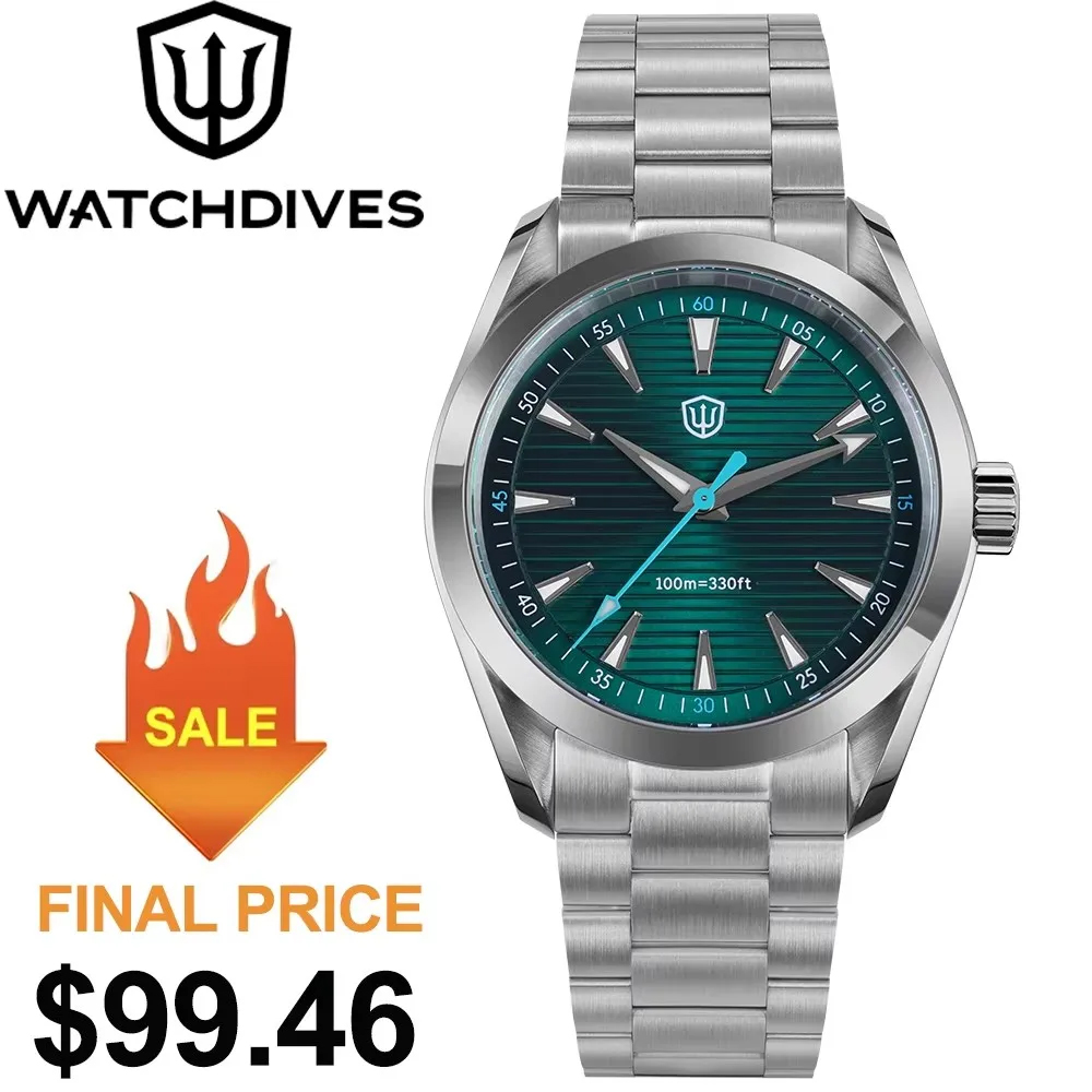 Watchdives 38mm Quartz Watch V - Rolex Watch Submariner 评论和价格