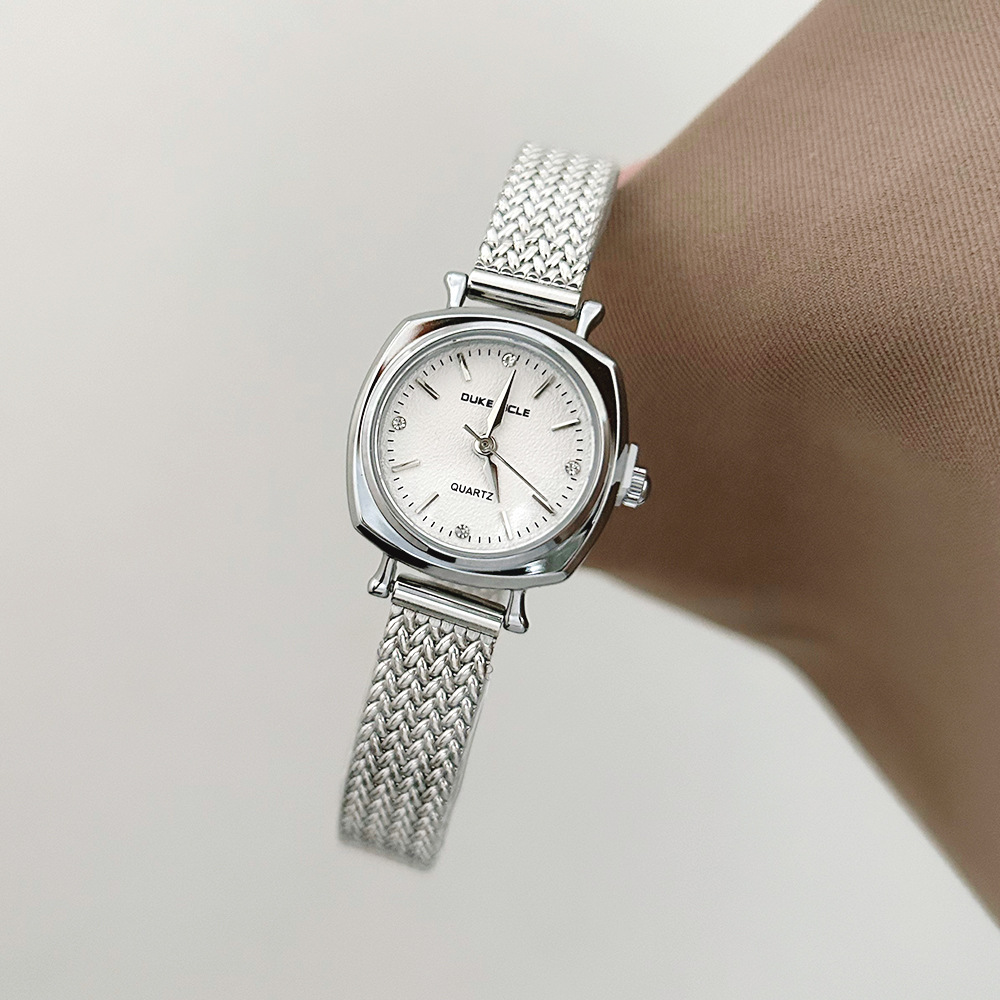 CILOA-Vintage Square Women Qua - Mesh Strap Metal 评论和价格