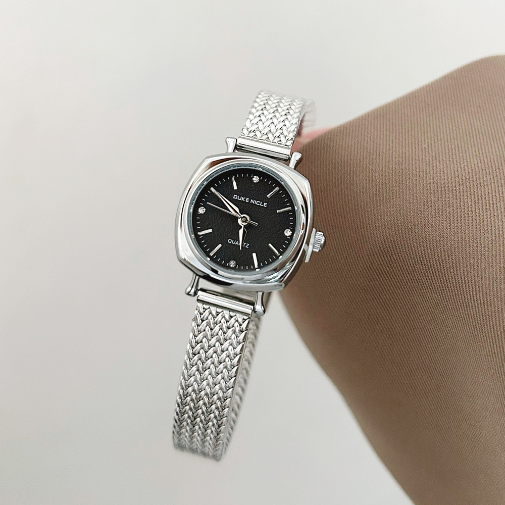 CILOA-Vintage Square Women Qua - Mesh Strap Metal 评论和价格