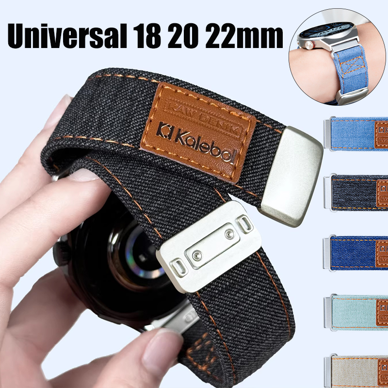 18/20/22mm Denim Canvas Strap  - Canvas Strap Watch 评论和价格