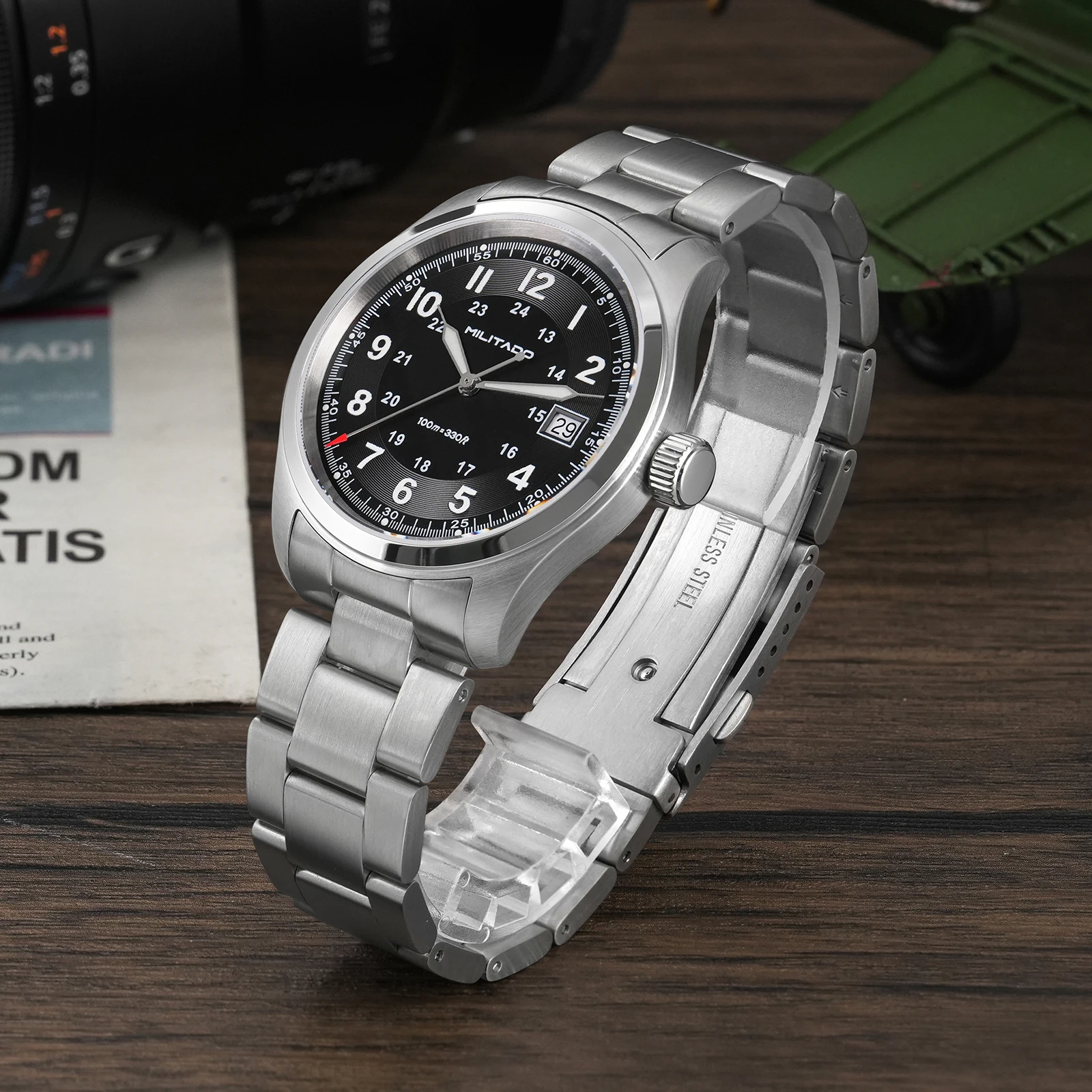 Militado ML08 Vintage Quartz W - Rolex Watch Submariner 评论和价格