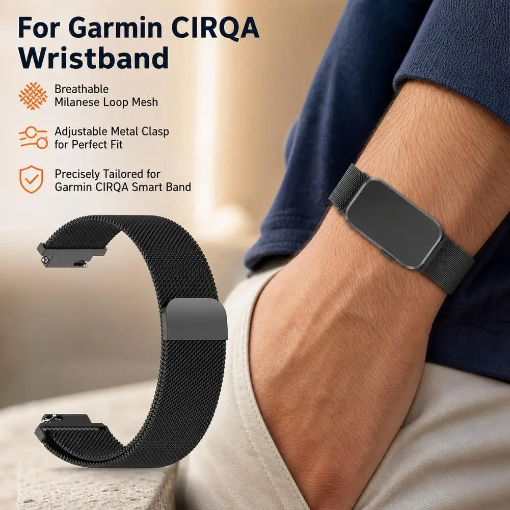 Metal Band for Garmin CIRQA Wr - Milanese Loop Magnetic 评论和价格